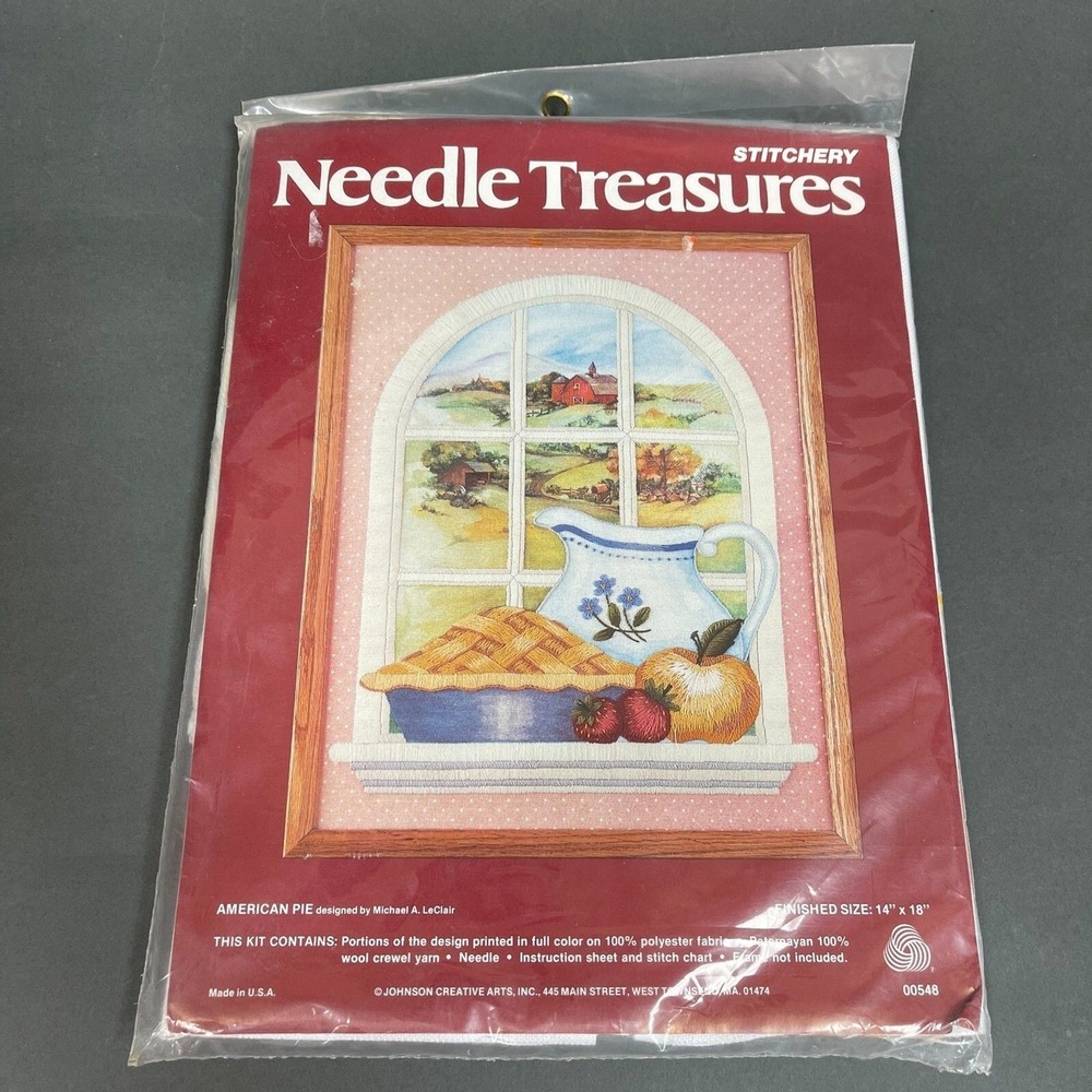 Needle Treasures Stitchery American Pie 00548 Michael A LeClair 14 x 18